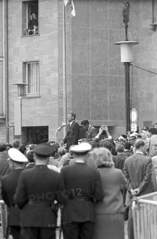 John F. Kennedy in Frankfurt 1963