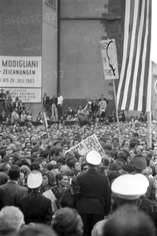 John F. Kennedy in Frankfurt 1963