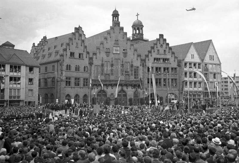 John F. Kennedy in Frankfurt 1963