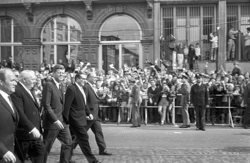 John F. Kennedy in Frankfurt 1963