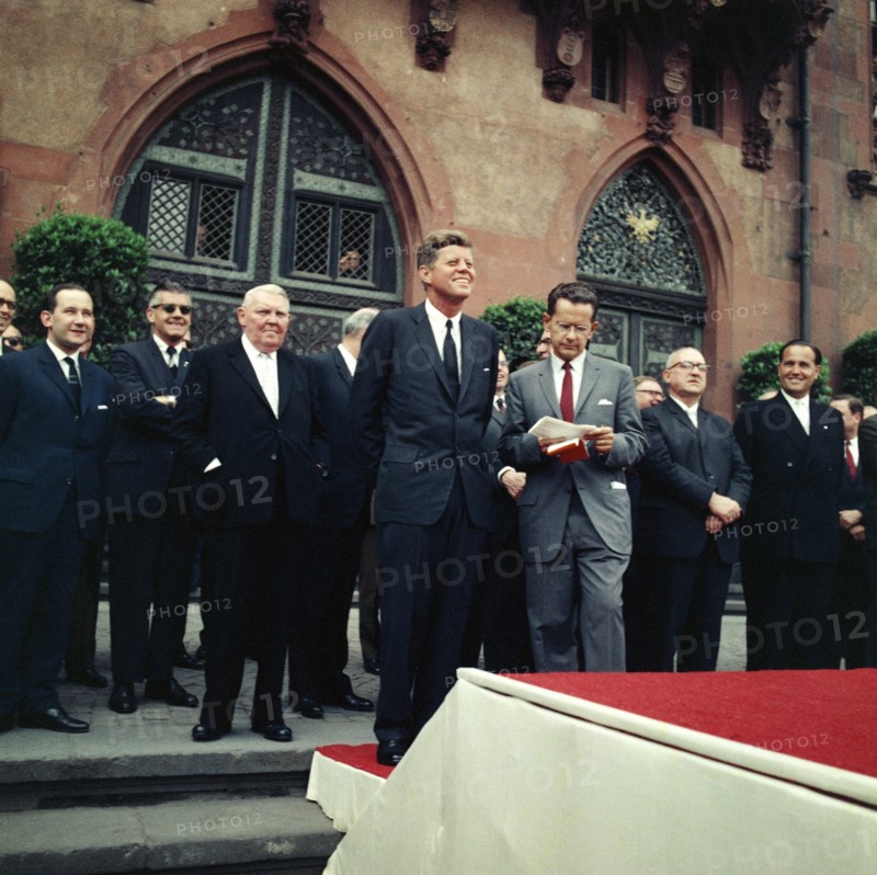 John F. Kennedy in Frankfurt 1963