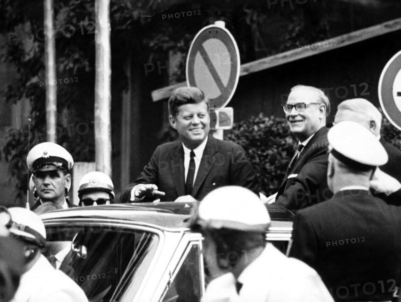 John F. Kennedy in Frankfurt 1963