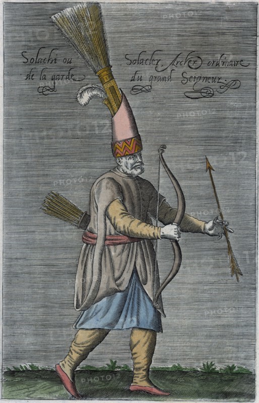 Osmanischer BogenschÅtze, Leibgarde des Sultan