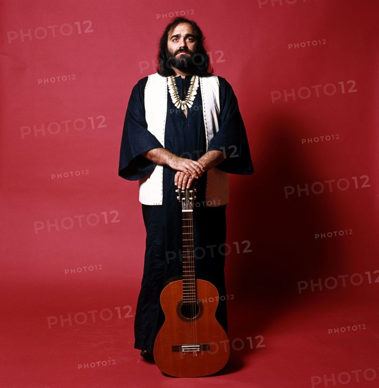 Le chanteur grec Demis Roussos