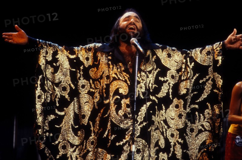 Le chanteur grec Demis Roussos