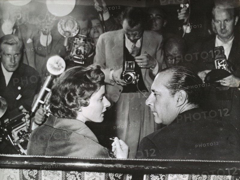 Ingrid BERGMAN und Roberto ROSSELLINI, 1953