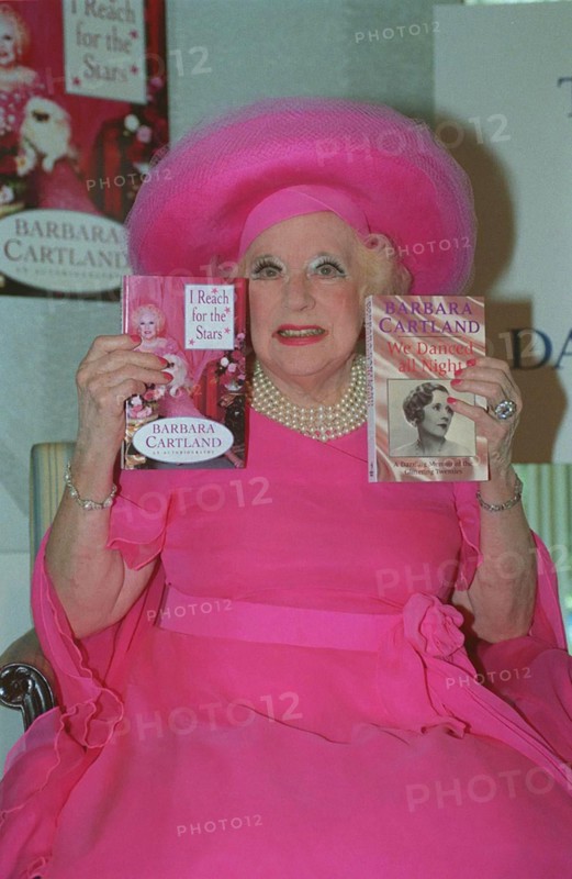 DAME BARBARA CARTLAND
British Authoress and Playwright
Pictured launching...