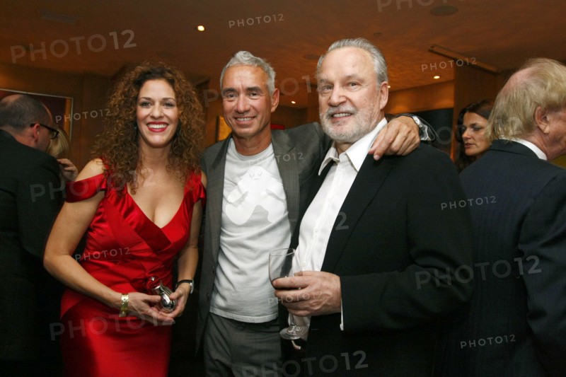 Giorgio Moroder, sa femmes Francesca et Roland Emmerich