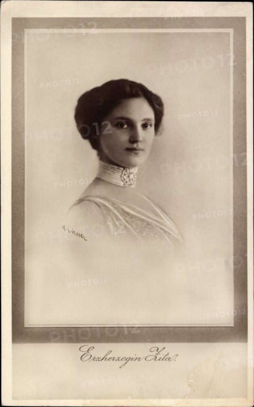 Passepartout Erzherzogin Zita von Bourbon Parma, Kaiserin von Österreich