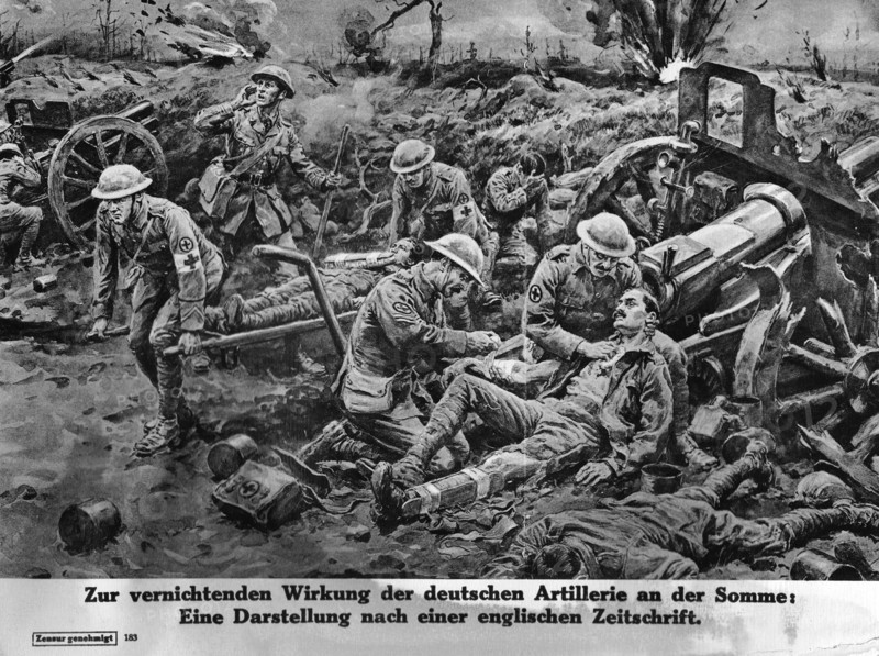 La bataille de la Somme, 1916