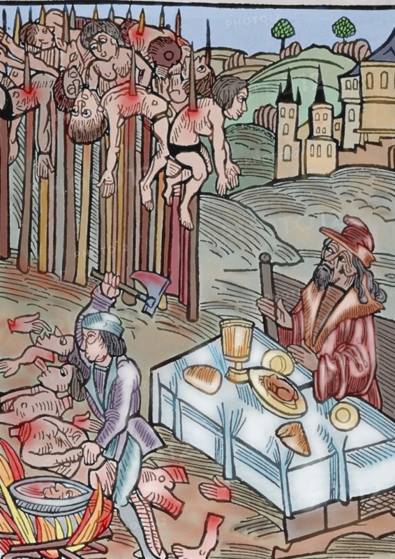 Vlad II Dracul (1393-1447), the Impaler.