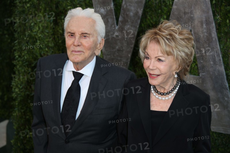 Kirk Douglas et sa femme Anne Buydens