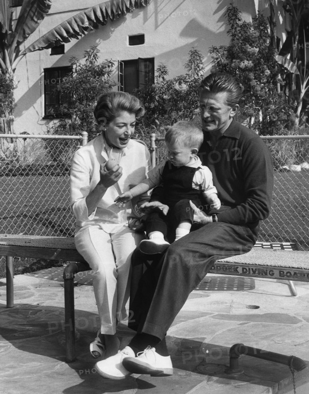 Kirk Douglas et sa femme Diana