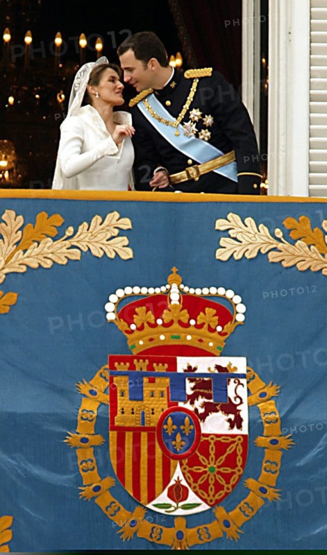 Royal wedding of crown prince Felipe and Letizia