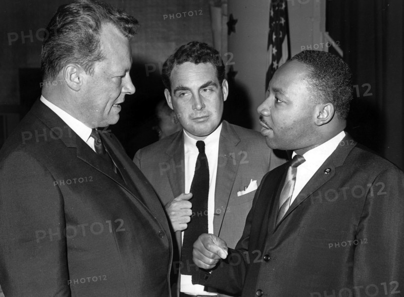 Willy Brandt et Martin Luther King