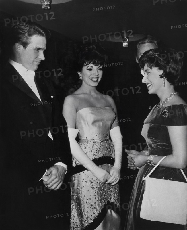 Warren Beatty et Joan Collins avec la Princesse Margaret (1961)