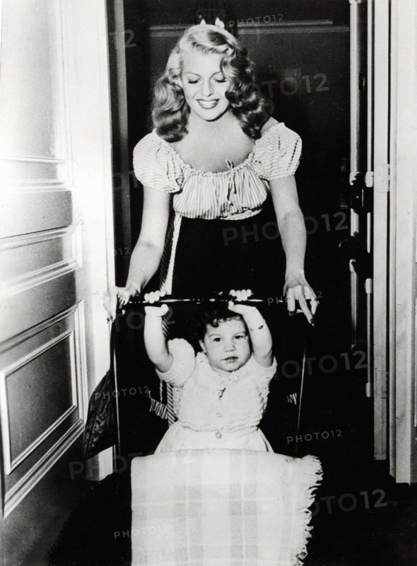 Rita HAYWORTH mit Tochter Rebecca