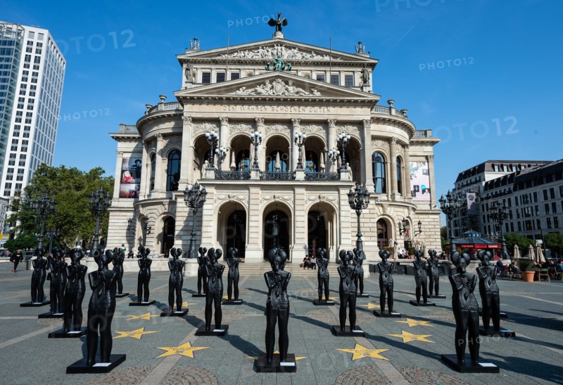 Art installation in Frankfurt