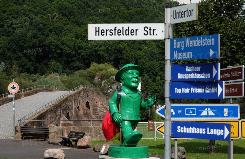 Grüner "Einheitsmann" in Vacha