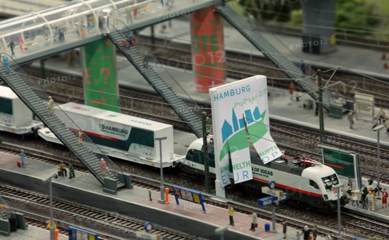 Zug der Ideen im Miniaturwunderland