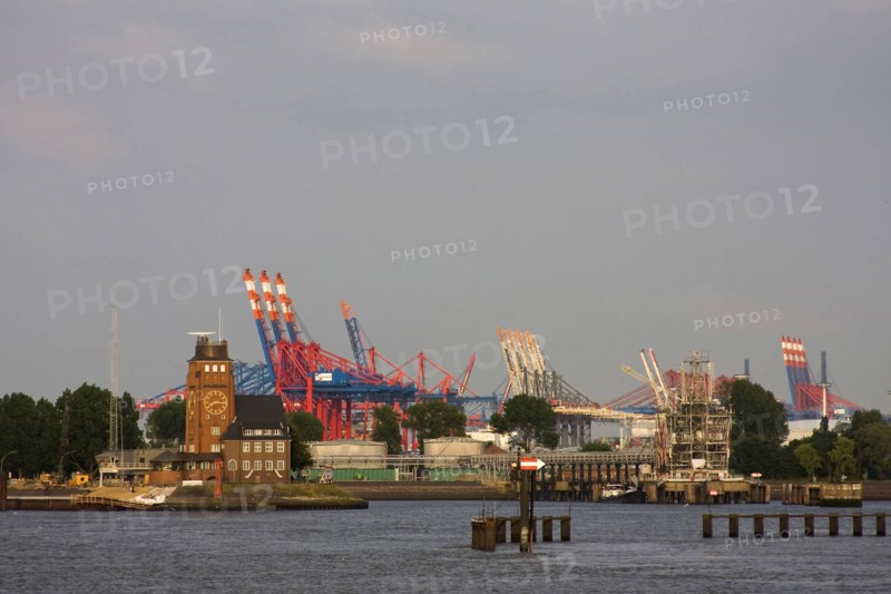Burchardkai, business, container, container port, container terminal, container terminals, loading, Germany, outside, one, each other, one another, Hamburg, harbour, ship, transport, transportation, loading