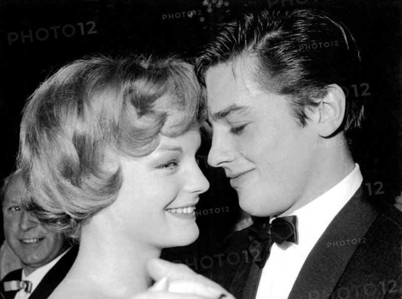 Romy Schneider et Alain Delon, 1958