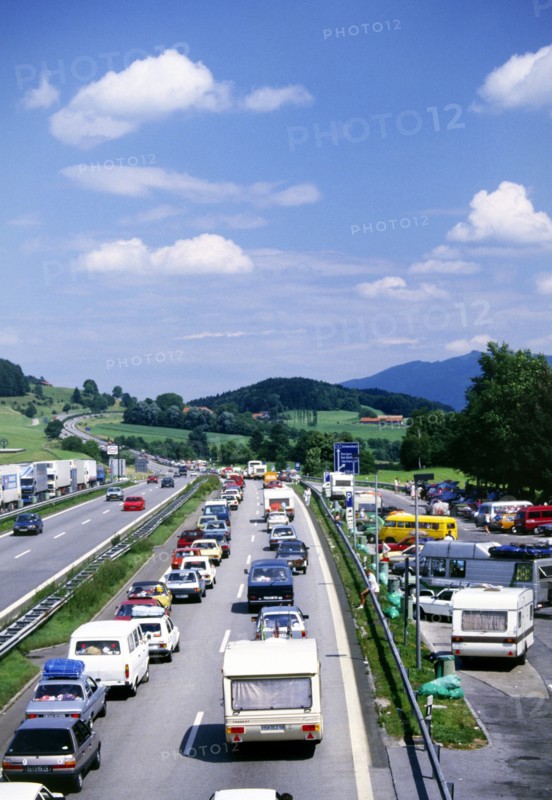 Embouteillage vers le sud, années 80