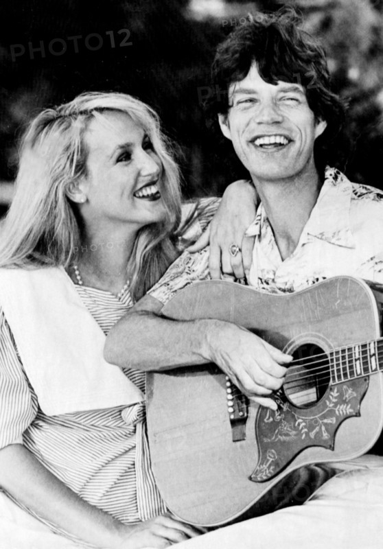 Mick Jagger and Jerry Hall