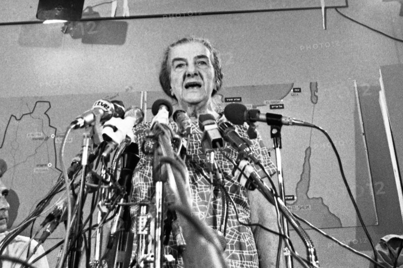 Golda Meir, 1973