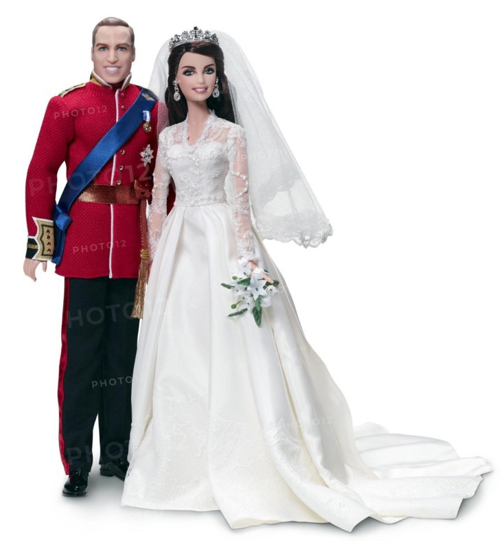Limited edition Barbie Collector William & Catherine Royal Wedding