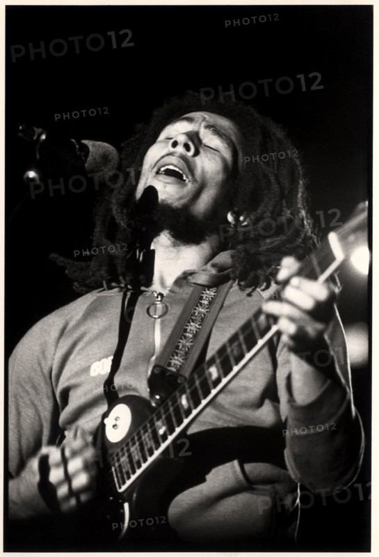 Bob Marley in Cardiff in June 1976 ? Michael Putland / Retna/Photoshot Credit all uses