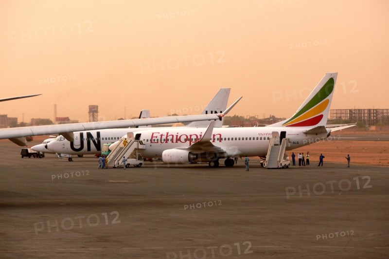 Boeing B737-700 of the Ethiopian Ethiopian airlines