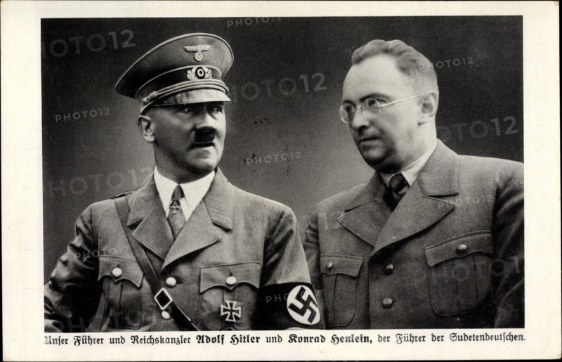 Führer und Reichskanzler Adolf Hitler, Konrad Henlein Führer der Sudetendeutschen