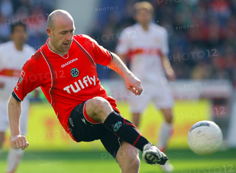 Jiri Stajner, match Hanovre-Stuttgart, le 30 mars 2008, à l'AWD-Arena de Hanovre