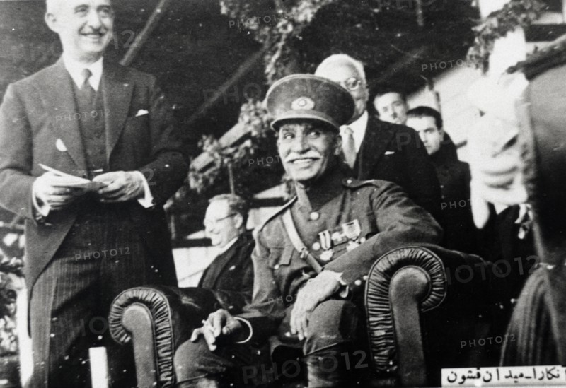 Reza the great during his official trip to Turkey