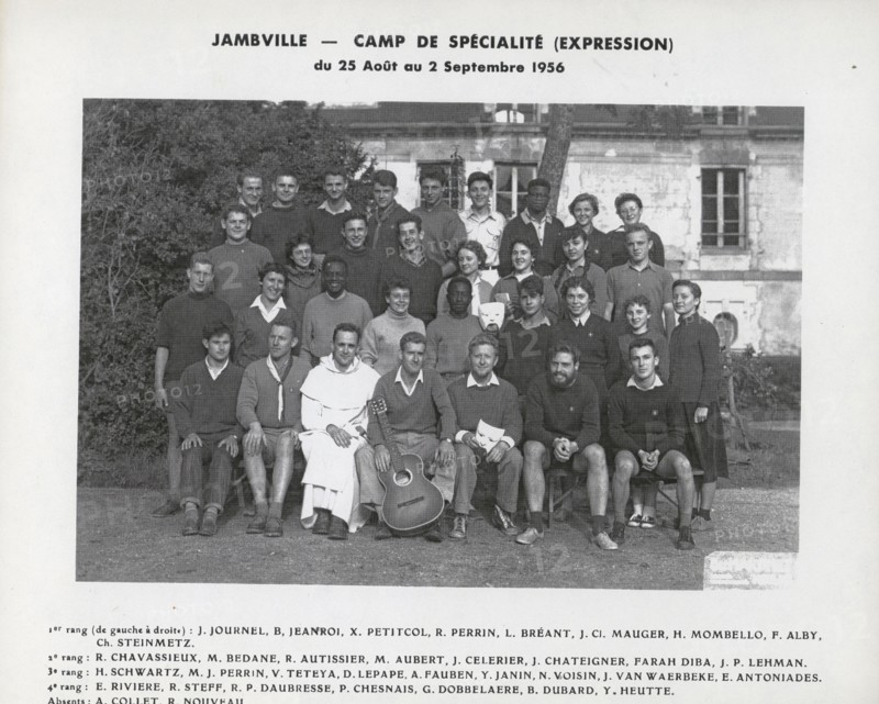 Farah Diba en camp d'été