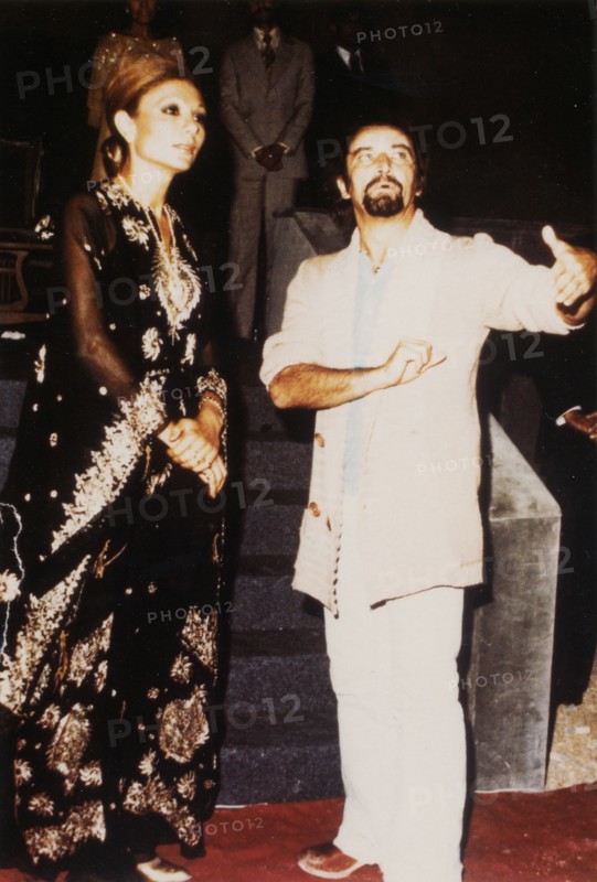Farah Pahlavi avec Maurice Béjart (1976)