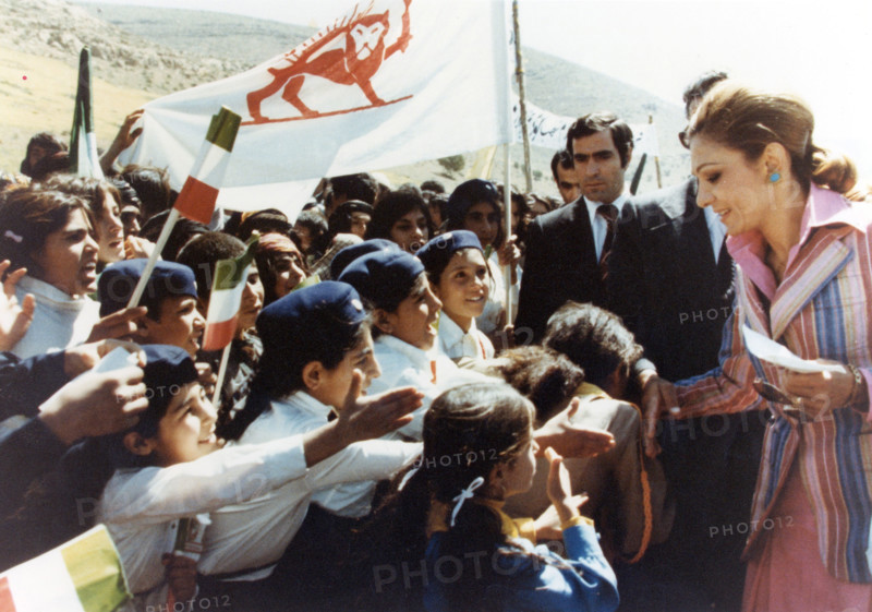 Farah Pahlavi on official visit