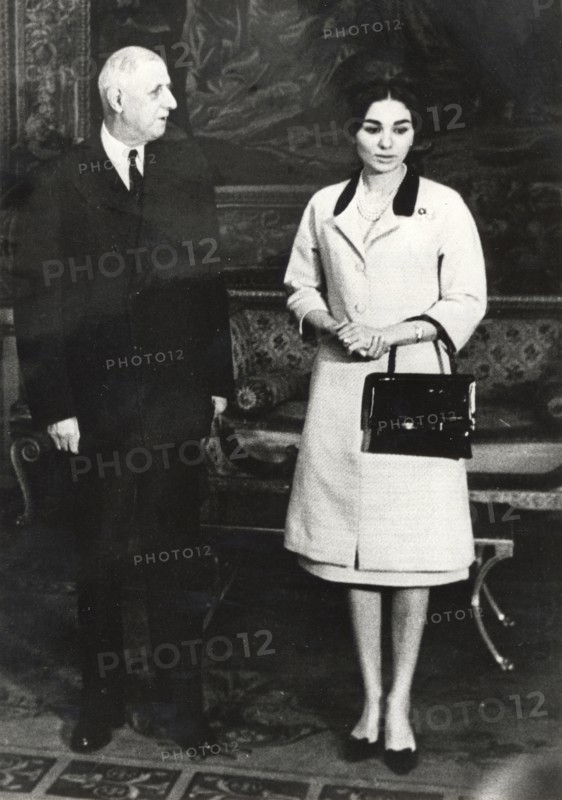 Farah Pahlavi et le général de Gaulle. Paris, octobre 1961
octobre 1961