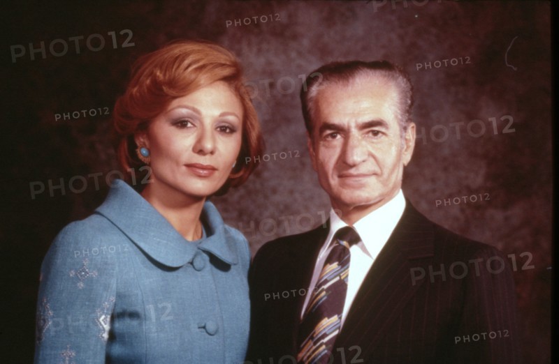 Mohammed Reza Shah Pahlavi et Farah Pahlavi