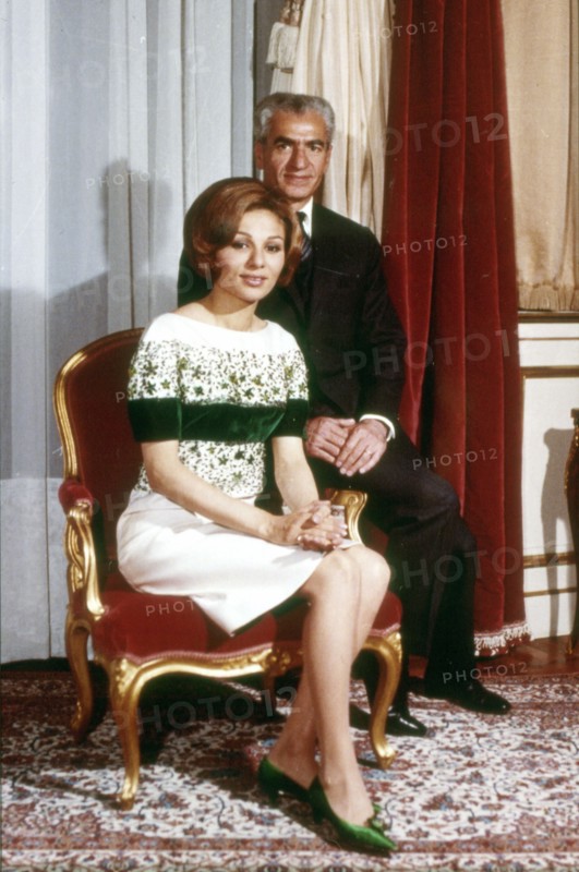 Mohammed Reza Shah Pahlavi et Farah Pahlavi