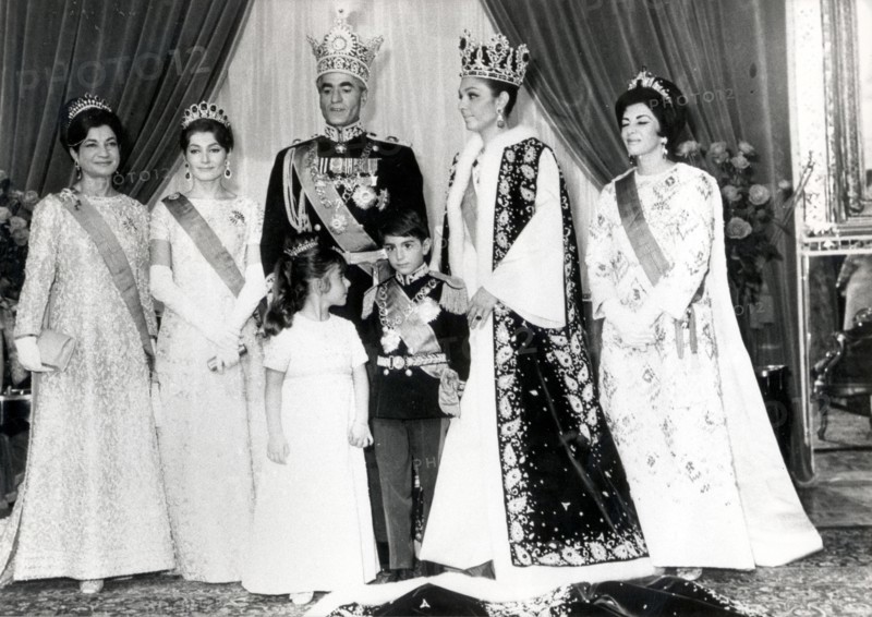 Mohammad Reza Shah Pahlavi during the crowning ceremony (1967)