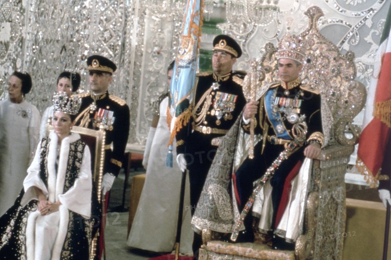 Mohammad Reza Shah Pahlavi during the crowning ceremony (1967)
