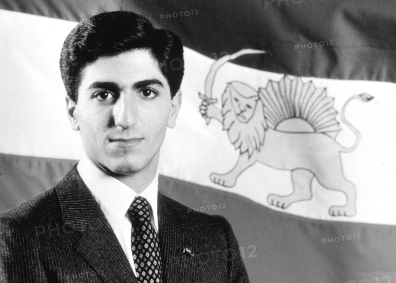 Reza Pahlavi au Caire, octobre 1980