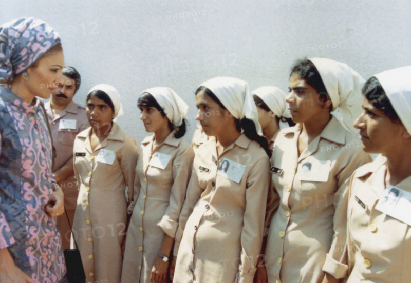 Farah Pahlavi on official visit