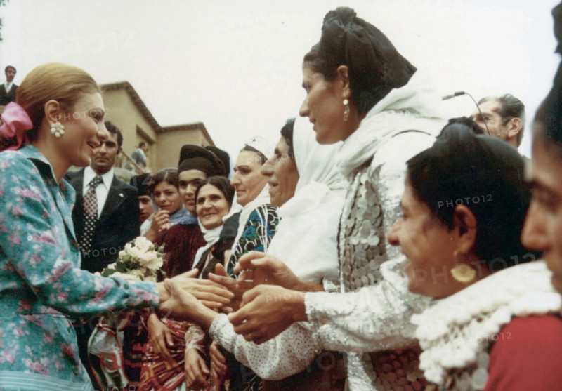 Farah Pahlavi on official visit