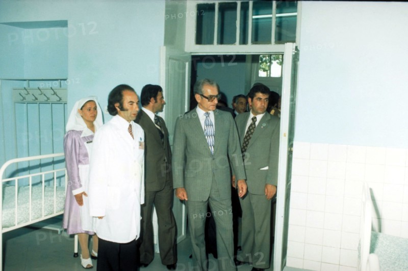 Mohammed Reza Shah Pahlavi en visite officielle