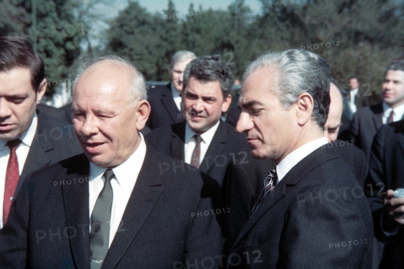 Mohammed Reza Shah Pahlavi en visite officielle