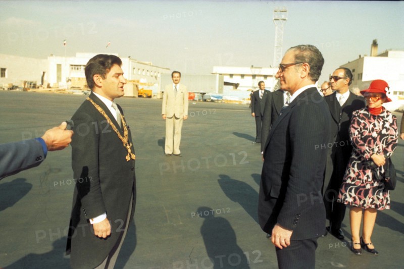 Mohammed Reza Shah Pahlavi en visite officielle