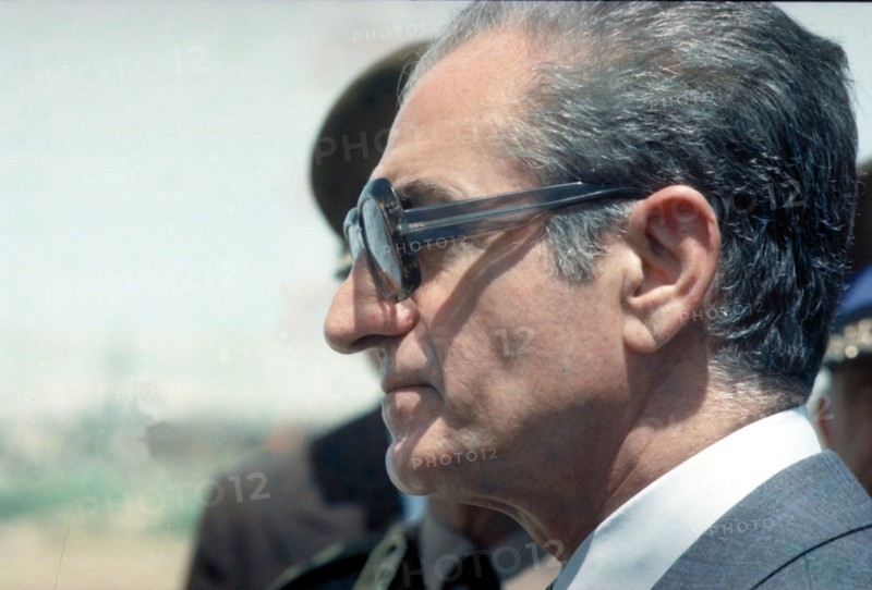 Mohammed Reza Shah Pahlavi en visite officielle